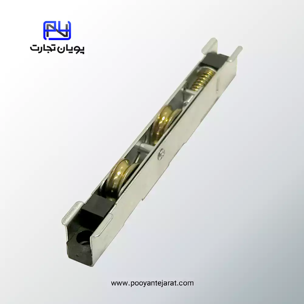 بلبرینگ دو چرخ برنجی HEYWIN استیل U شکل مخصوص پنجره دوجداره UPVC