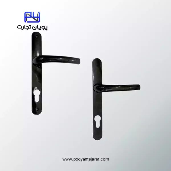 دستگيره درب سوئیچی 85*28 قهوه ای تیره ACCADO