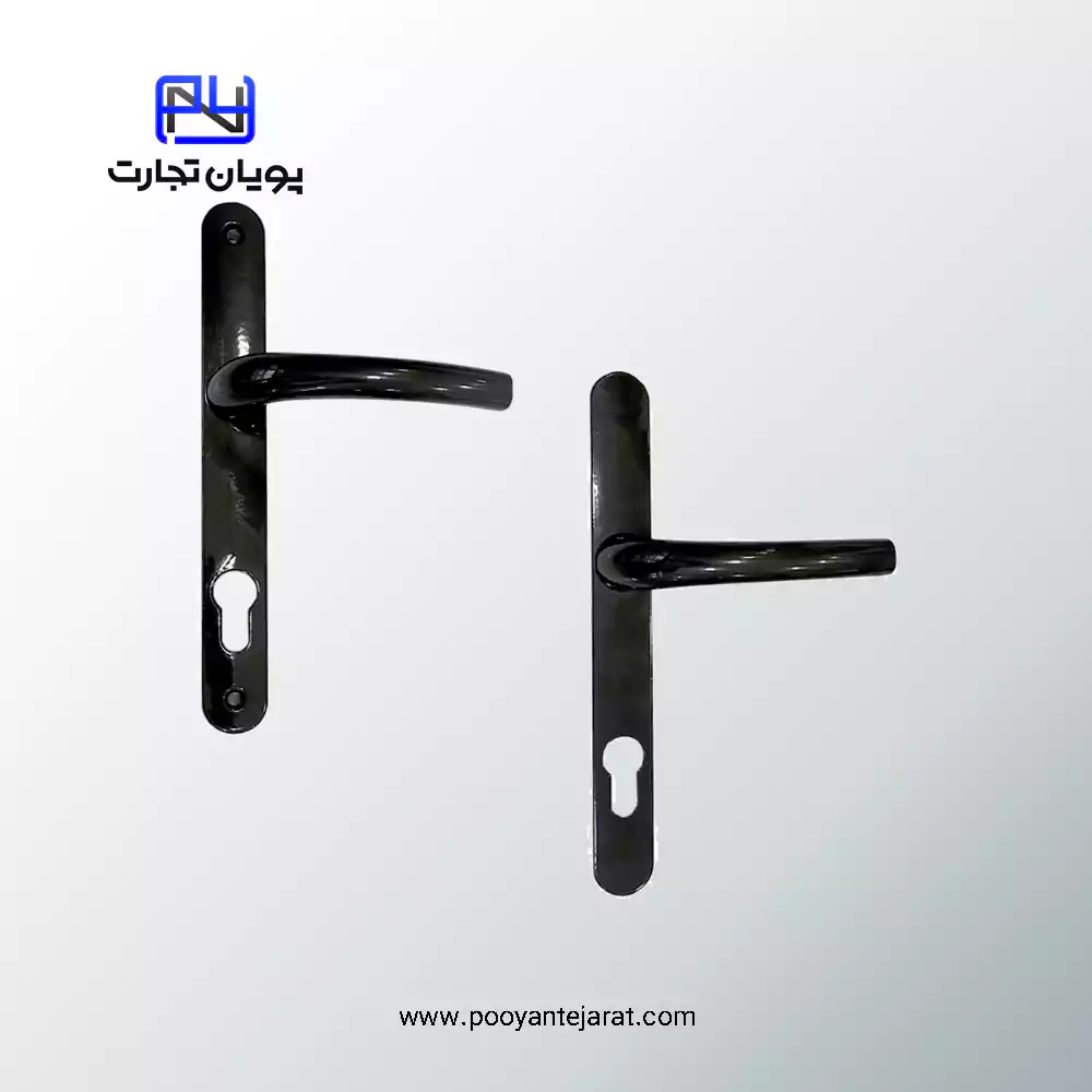 دستگيره درب سوئیچی 85*28 قهوه ای تیره ACCADO