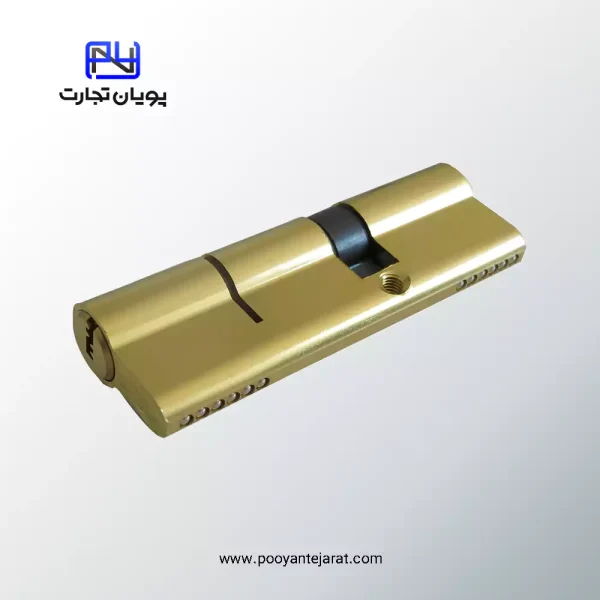 "سیلندر سوئیچی 9 سانتی‌متر YAER مدل 6030 – برنجی مقاوم با جایگاه زبانه کنار و 3 کلید"