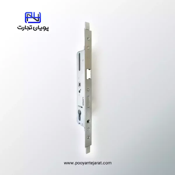 قفل در سوئیچی 8535 VORNE نقره‌ای آلومینیومی دو زبانه با قابلیت امتداد مناسب درب آلومینیومی