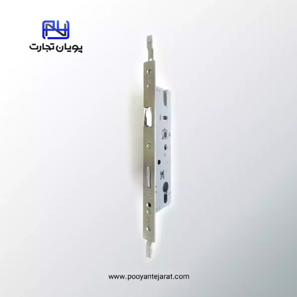 قفل در سوئیچی 8535 YAER نقره‌ای استیل دو زبانه با قابلیت امتداد برای درب آلومینیومی