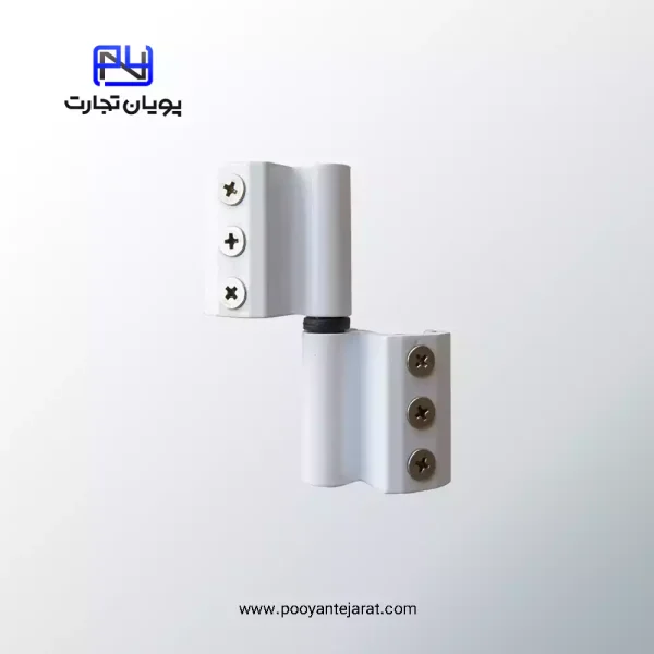 لولای دو تکه قابل رگلاژ سفید PW