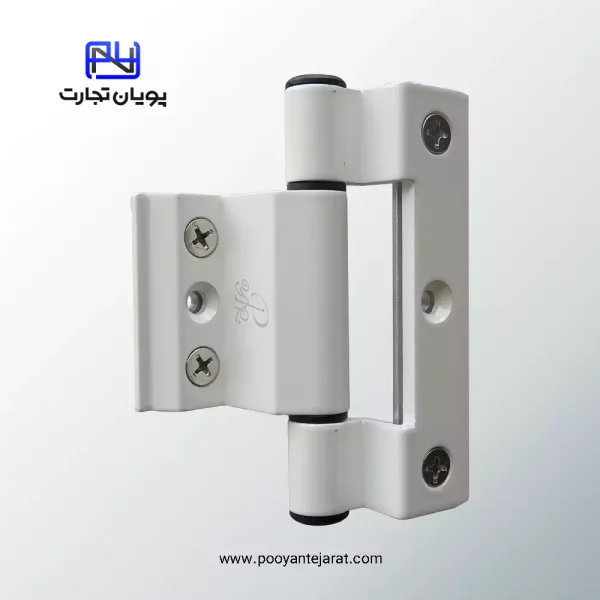 لولای یکپارچه 10 سانتیمتری سفید YAER