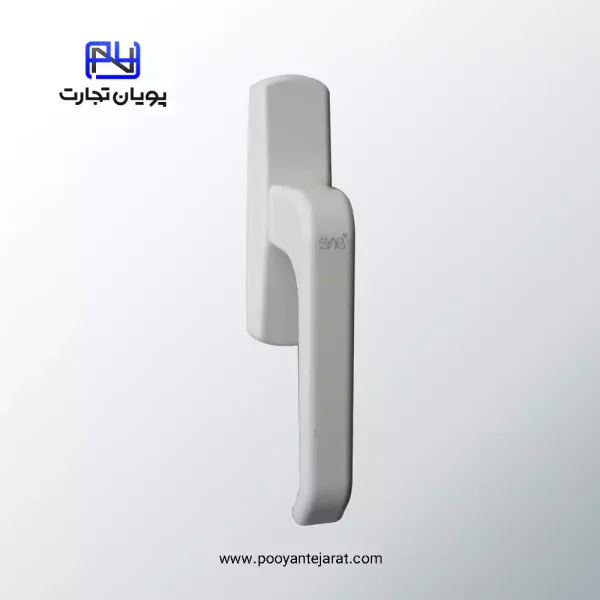 دستگیره تک زبانه لولایی طرح جی یو 029 سفید YAER
