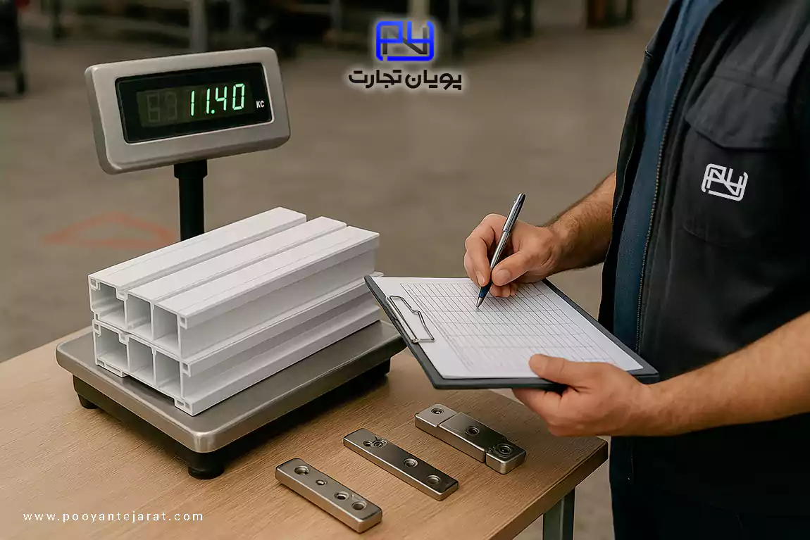 وزن گیری پروفیل آلومینیوم