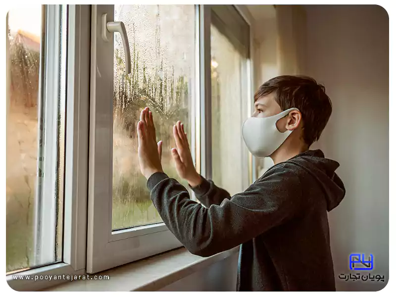 بخار کردن لایه داخلی شیشه دوجدار