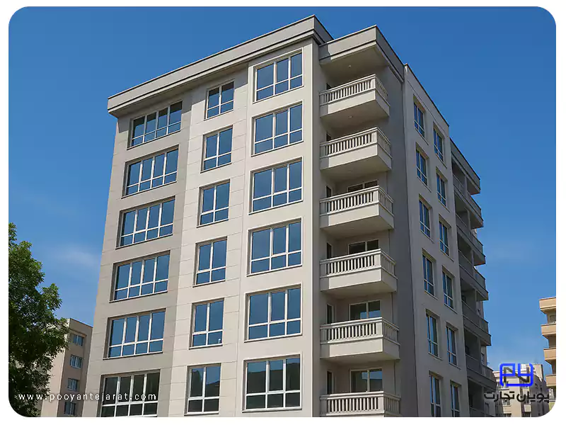 پنجره ساختمان مدرن