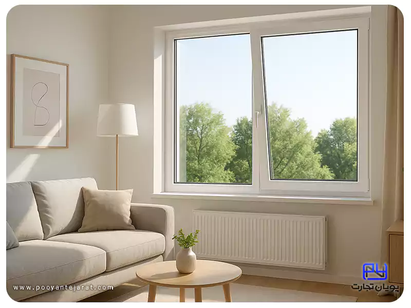 پنجره دوجداره دوحالته upvc