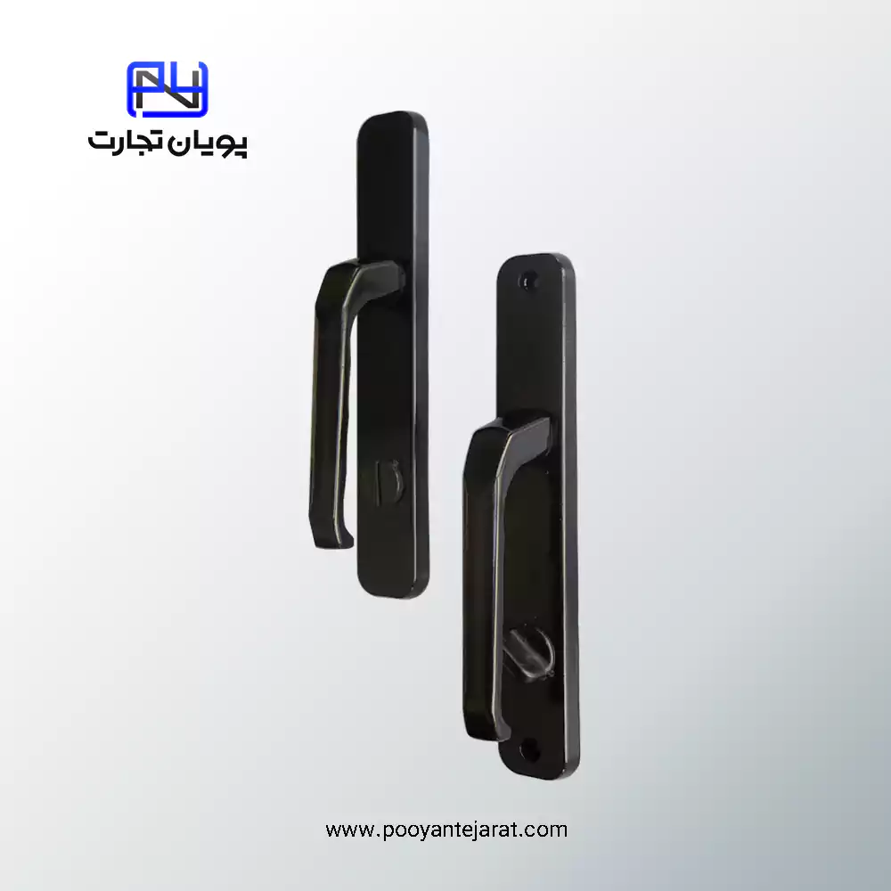 دستگیره درب سرویسی 90*35 مشکی BELER - Image 2