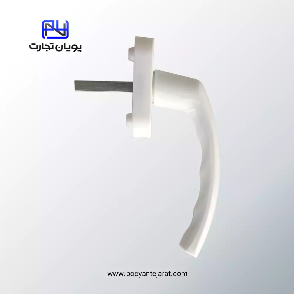 دستگیره پنجره سنگین سفید BELER - Image 2