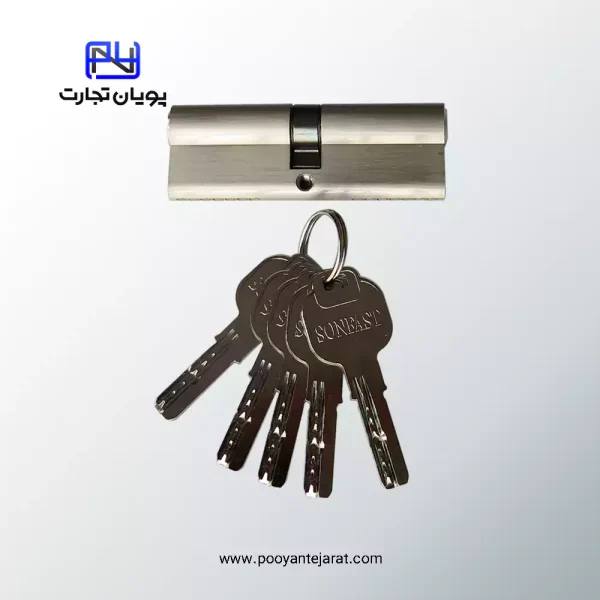 سیلندر سوئیچی وسط ۹ سانتی‌متری SONFAST درب UPVC