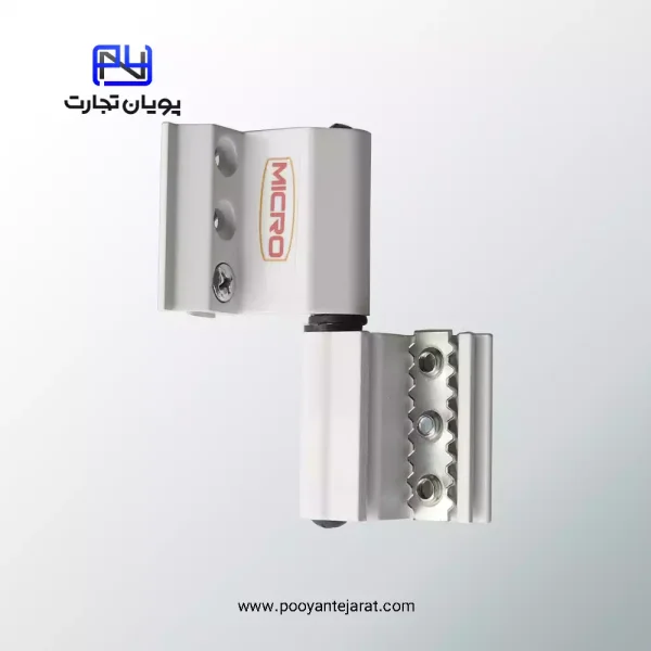 لولای دوتکه قابل رگلاژ سفید MICRO