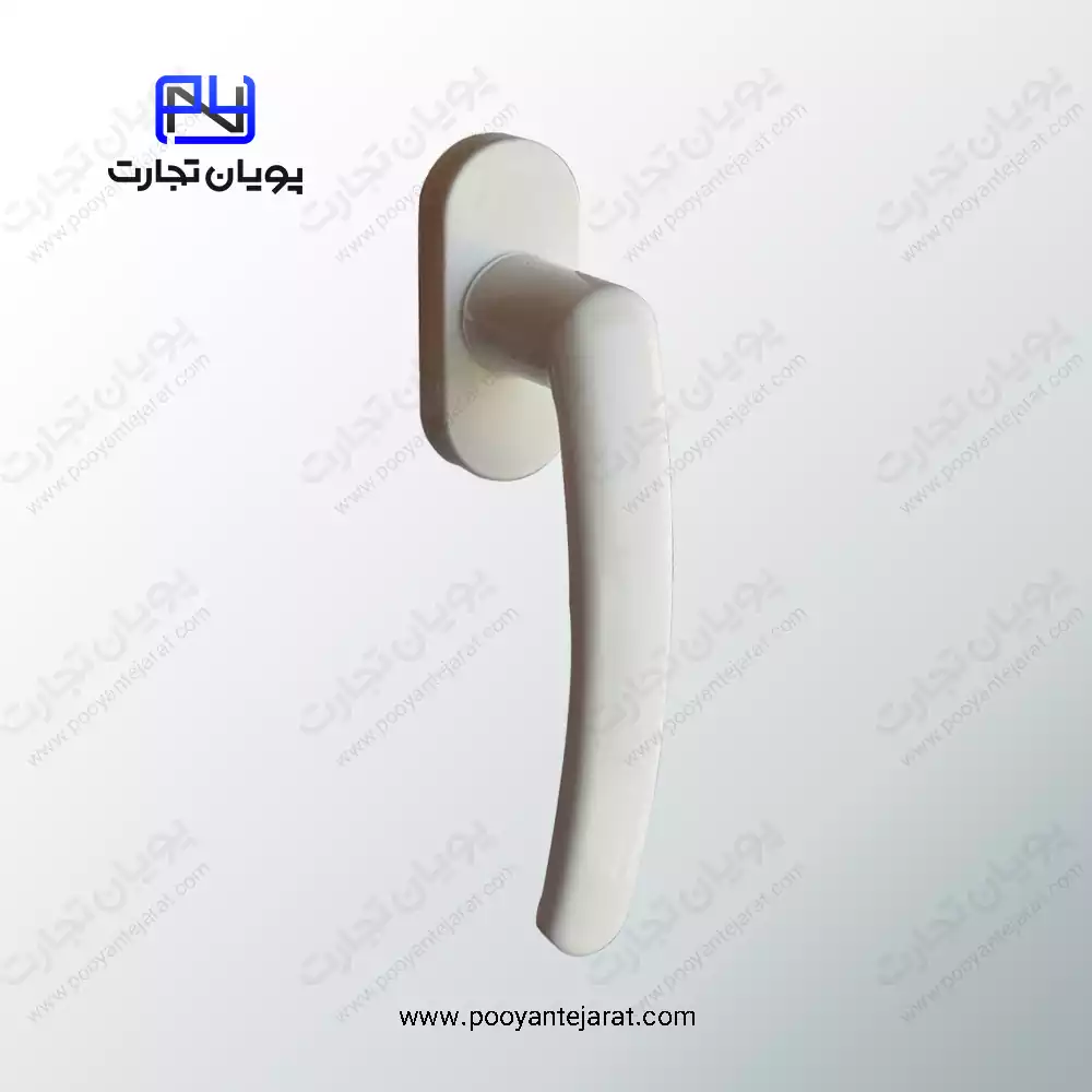 دستگیره پنجره پلاستیکی سفید