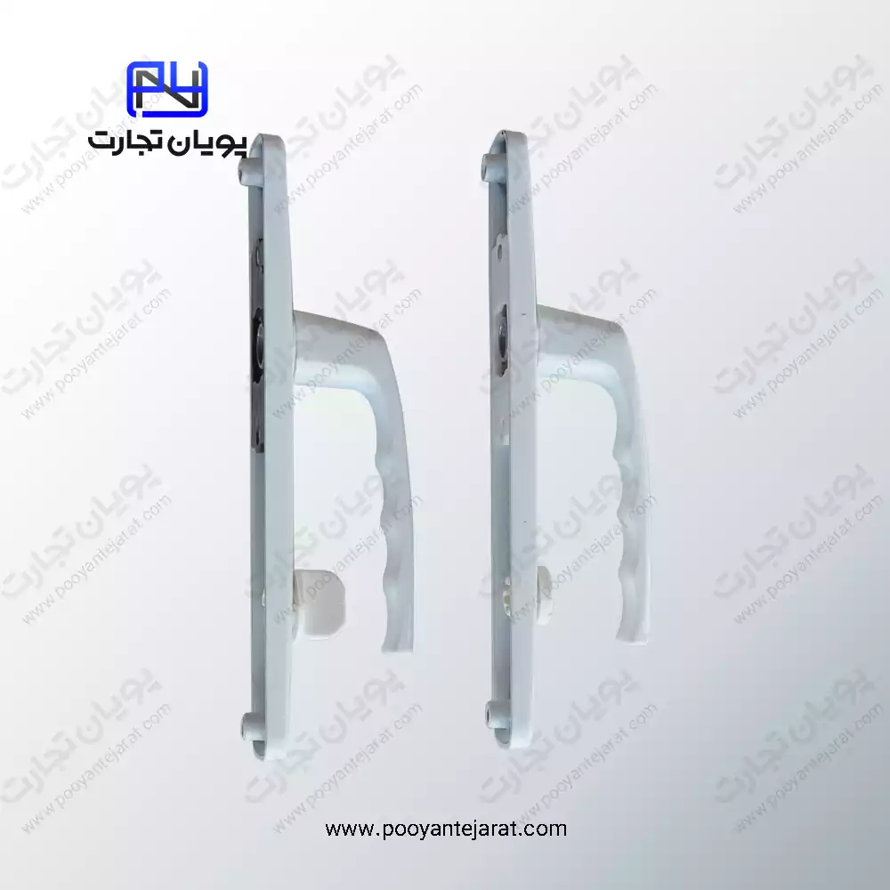دستگیره درب سرویسی سنگین آلومینیومی 90-35 سفید GRIF