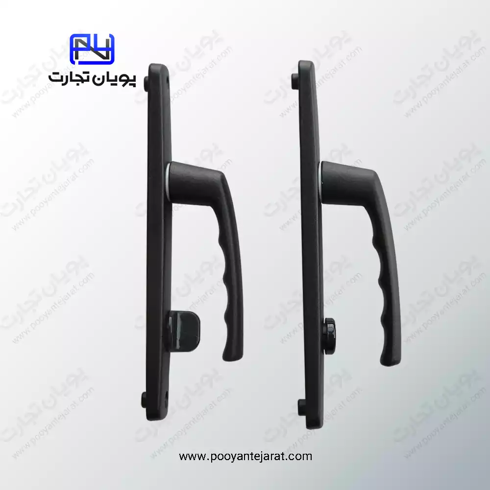 دستگیره درب سرویسی سنگین آلومینیومی 90-35 مشکی GRIF