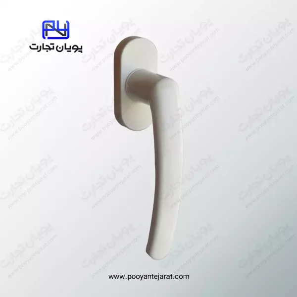 دستگیره پنجره پلاستیکی سفید