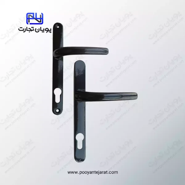دستگیره درب سوئیچی 85×25 مشکی BELER